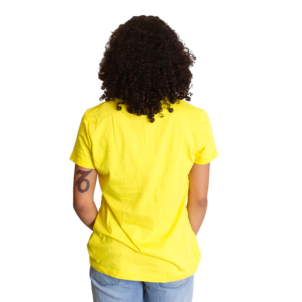 Classic Oregon O, Nike, Yellow, Crew Neck, Cotton, Women, T-Shirt, 763886